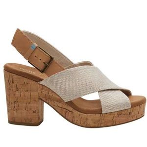 TOMS Multi Pearlized Ibiza Sandal W8.5